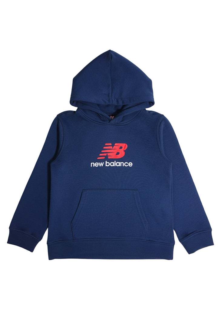 Sudadera con capucha azul marino para recién nacido