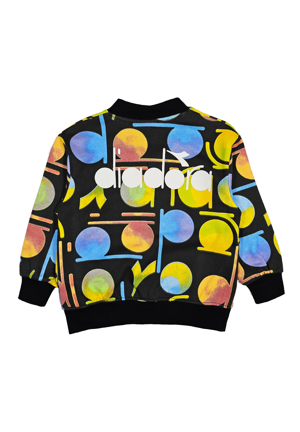 Felpa zip nera per bambino - Primamoda kids