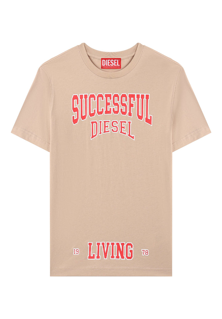 Beige t-shirt for kids