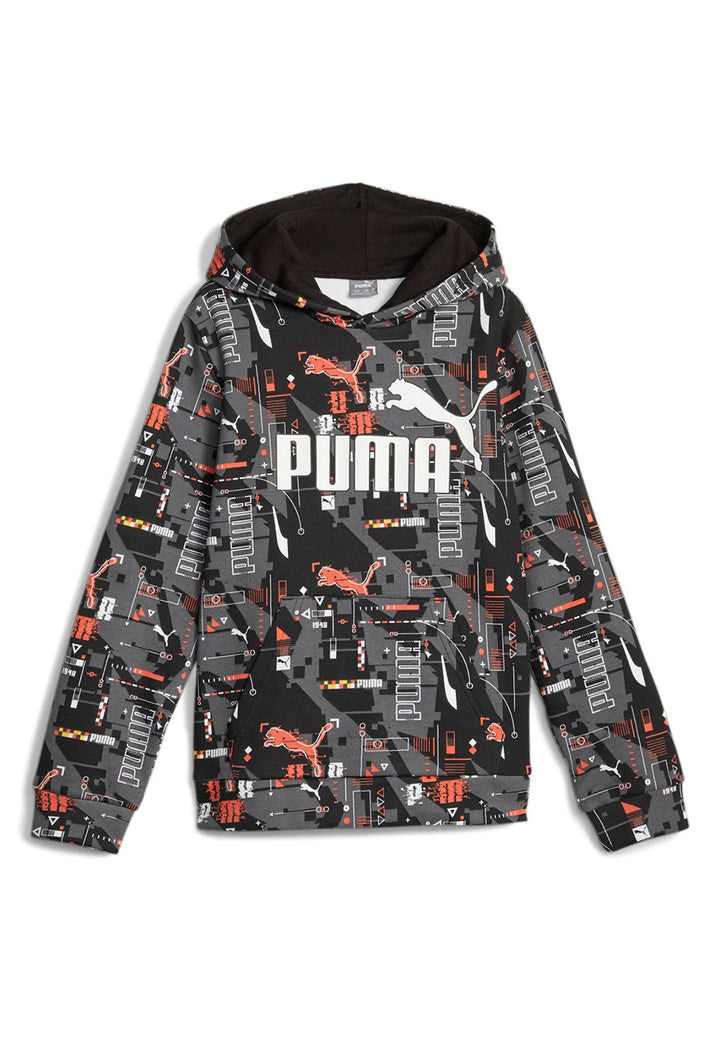 Sweat à capuche noir pour enfants