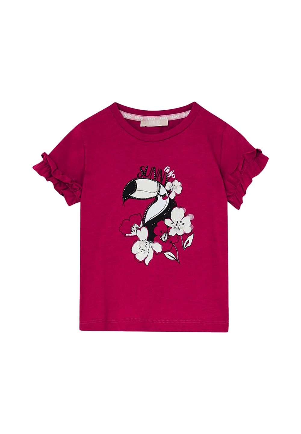 T-shirt fuxia per bambina - Primamoda kids