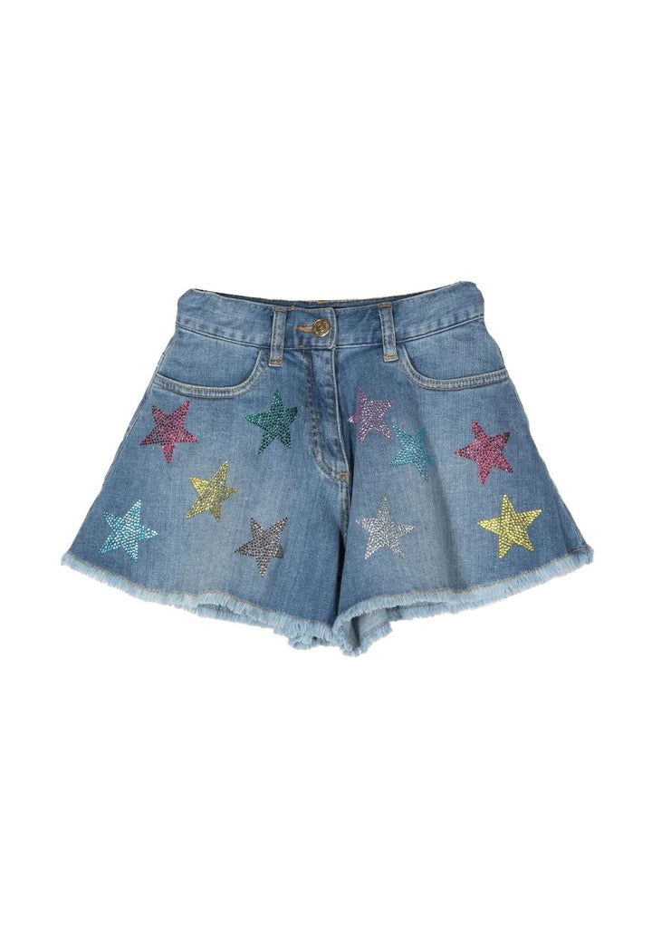 Short blu denim per bambina - Primamoda kids