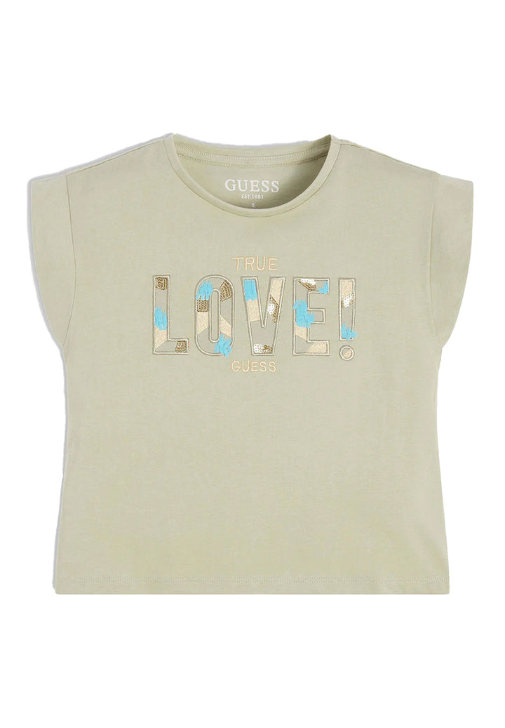 T-shirt verde per bambina - Primamoda kids