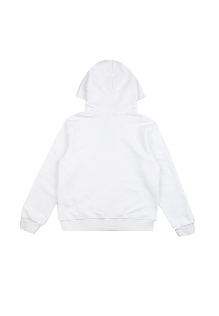 Felpa cappuccio bianca per bambino - Primamoda kids