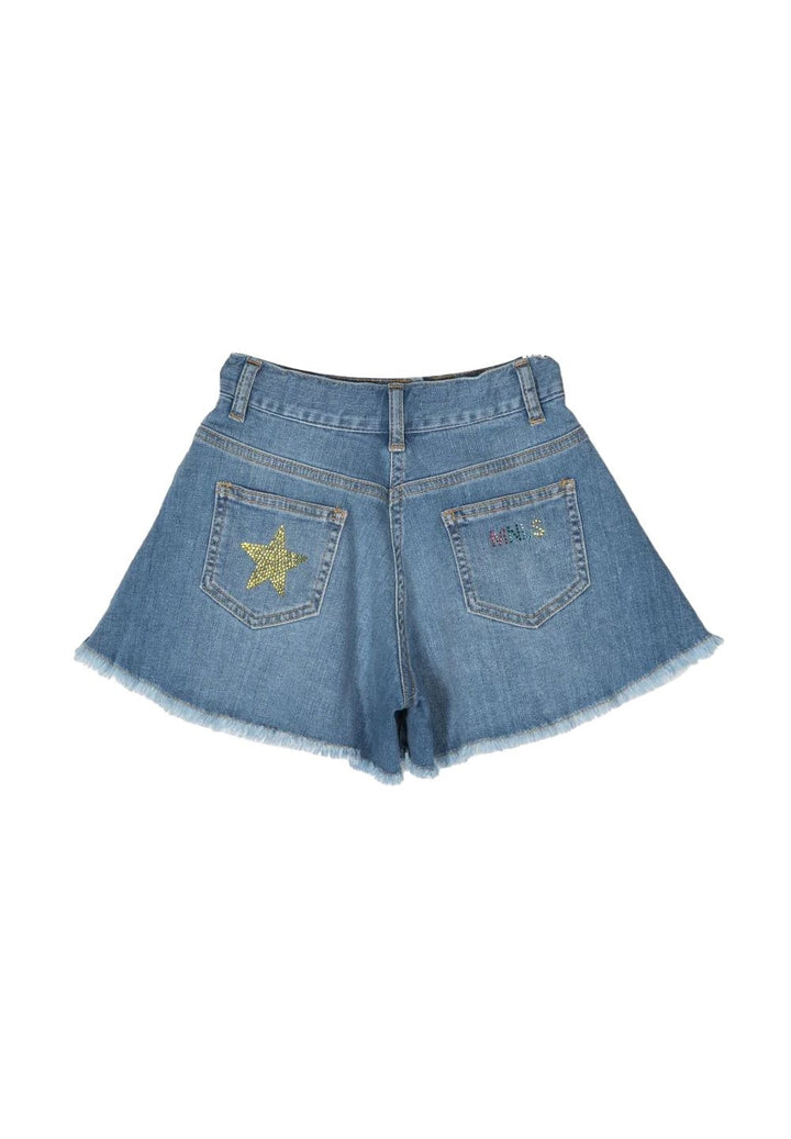 Short blu denim per bambina - Primamoda kids