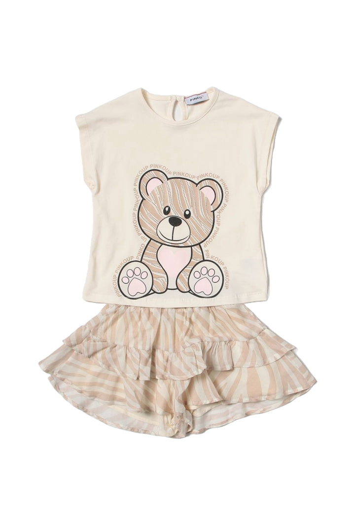 Completo beige per neonata - Primamoda kids