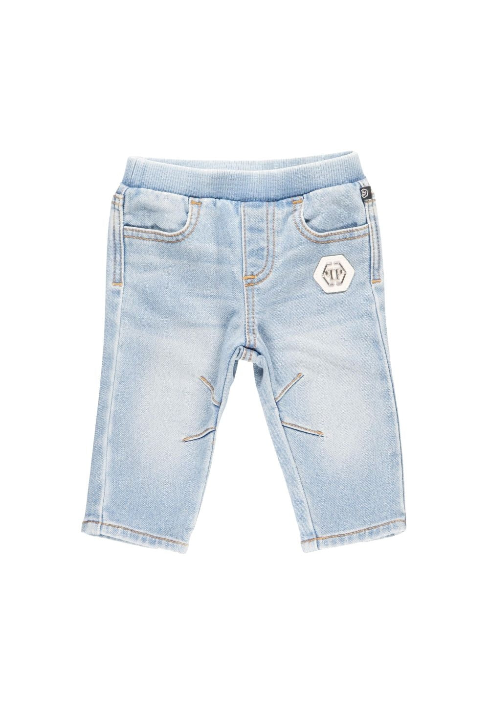 Jeans blu denim per bambina - Primamoda kids