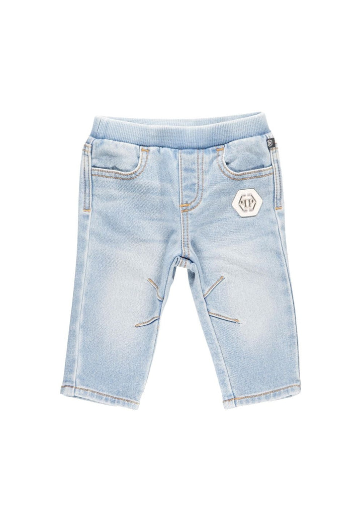 Jeans blu denim per bambina - Primamoda kids