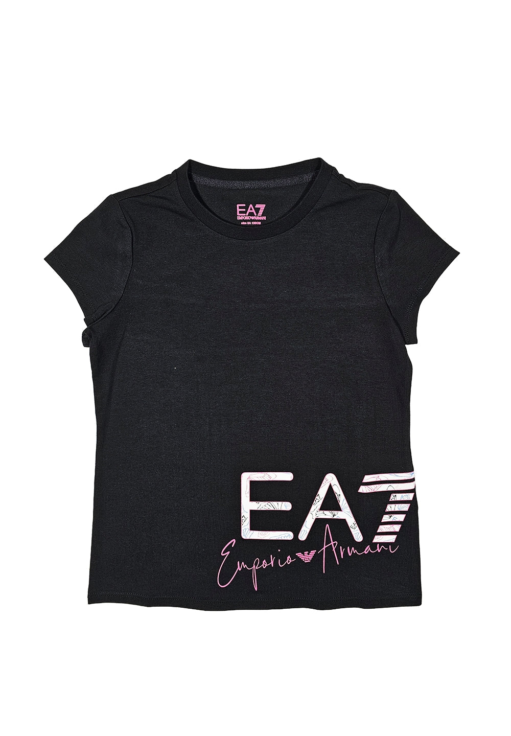 T-shirt nera per bambina - Primamoda kids