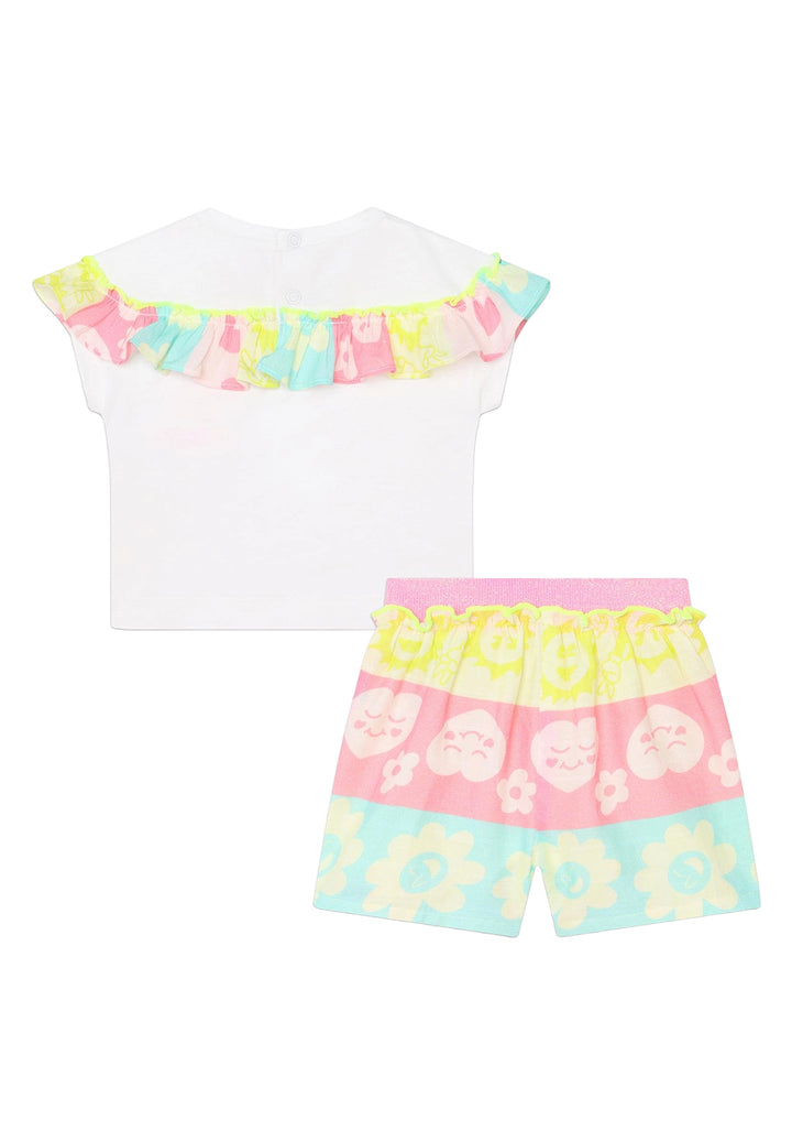 Completo bianco per bambina - Primamoda kids