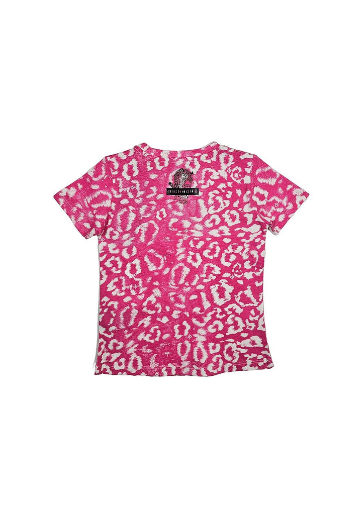 T-shirt fuxia per bambina - Primamoda kids