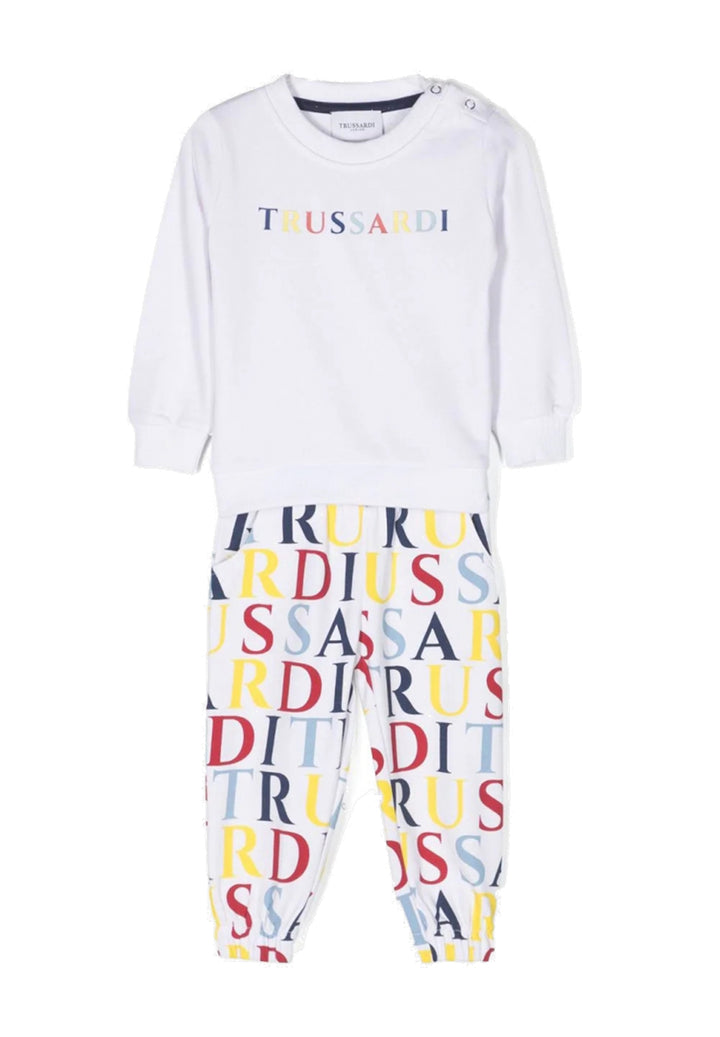 Completo felpa bianco per bambino - Primamoda kids
