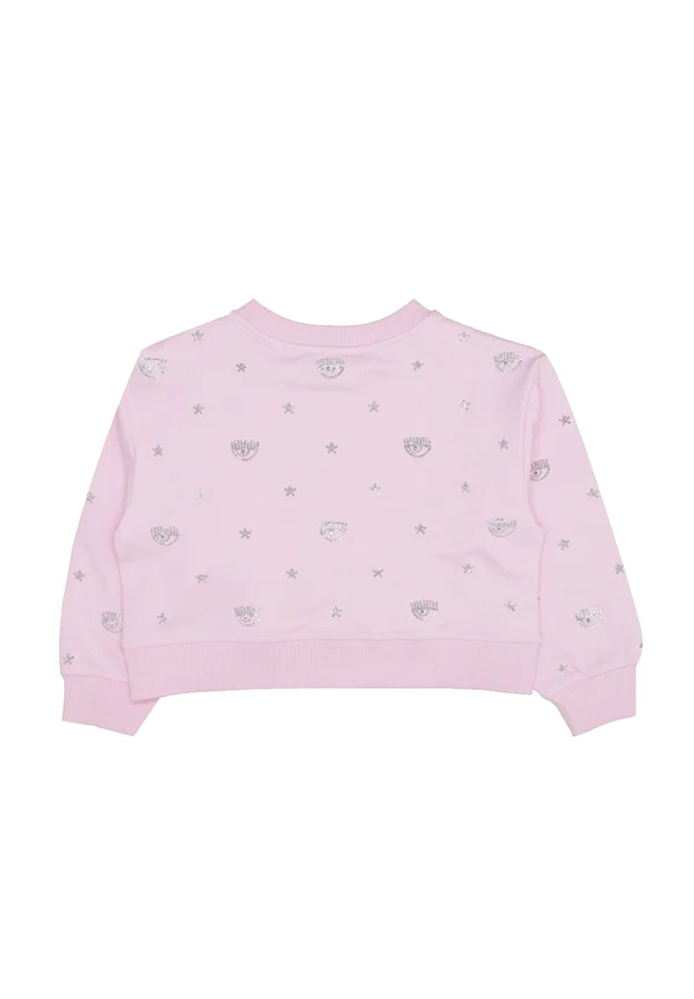 Felpa girocollo rosa per bambina - Primamoda kids