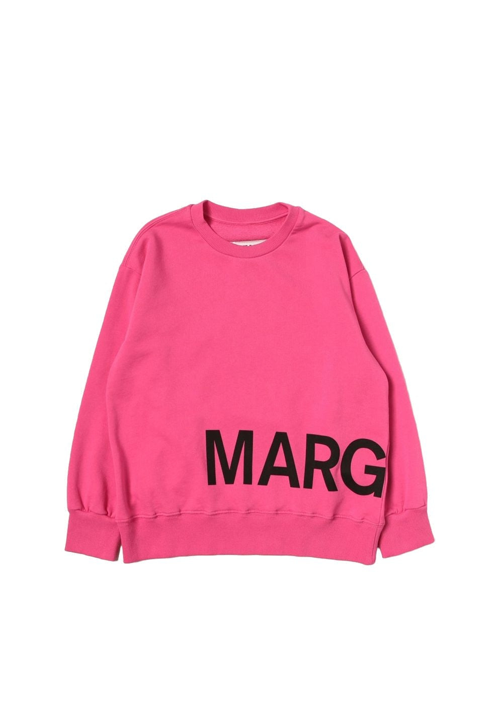 Felpa girocollo fuxia per bambina - Primamoda kids