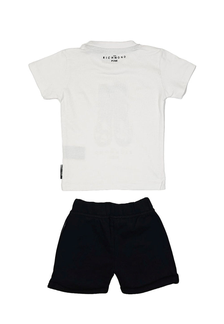 Completo bianco-nero per bambino - Primamoda kids