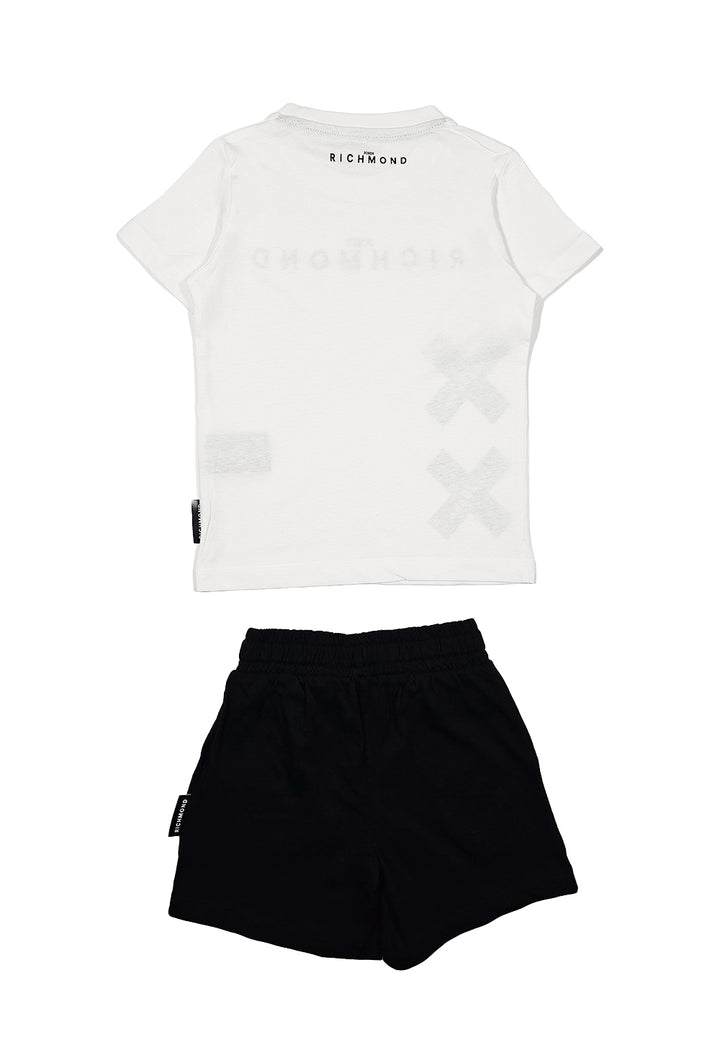 Completo bianco-nero per bambino - Primamoda kids
