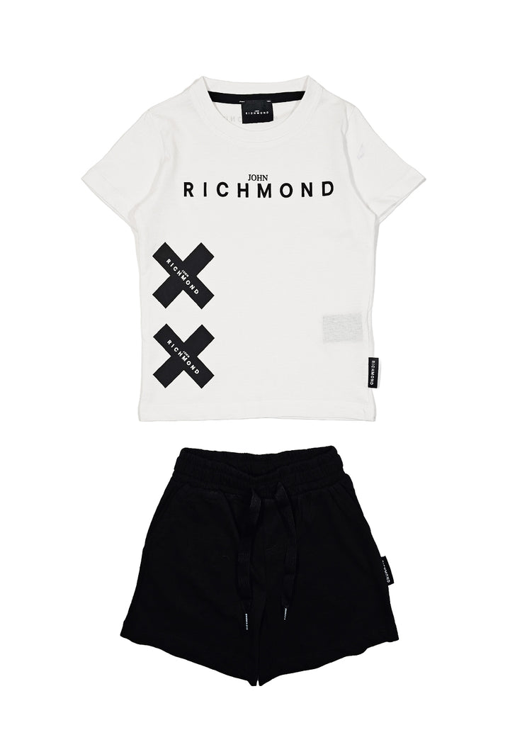 Completo bianco-nero per bambino - Primamoda kids