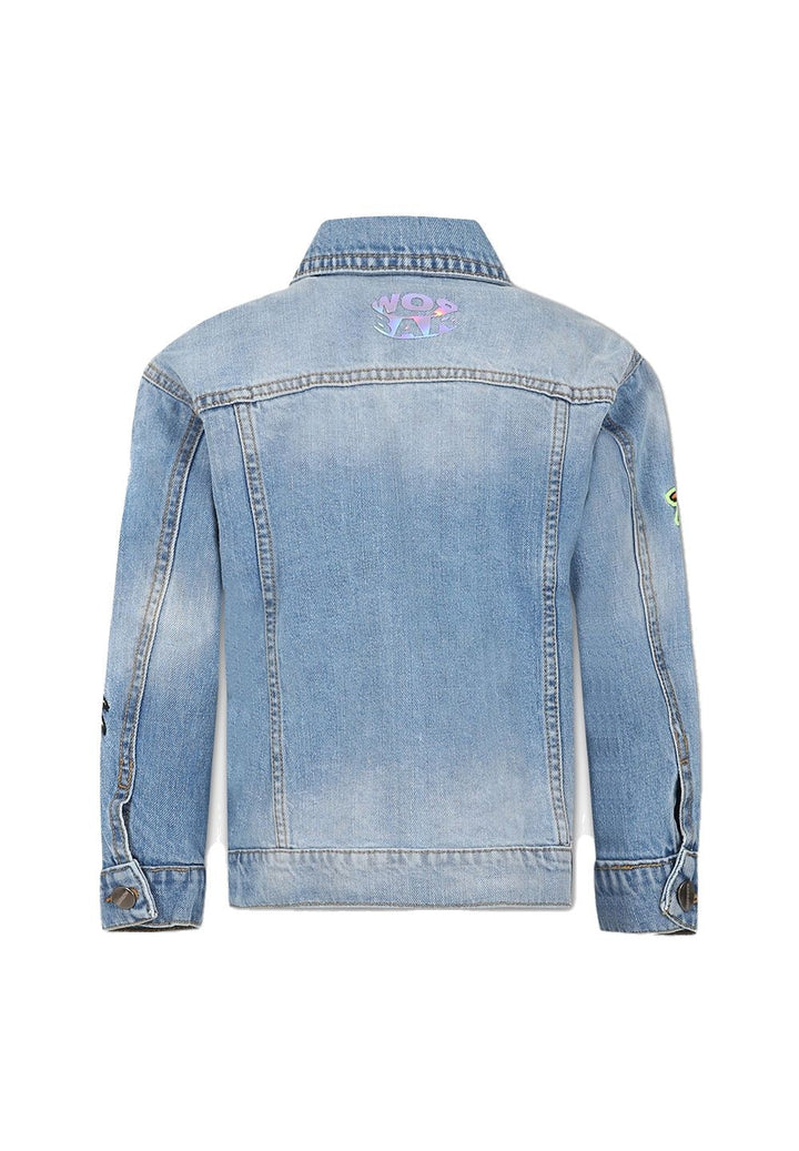 Giubbino blu denim per bambino - Primamoda kids