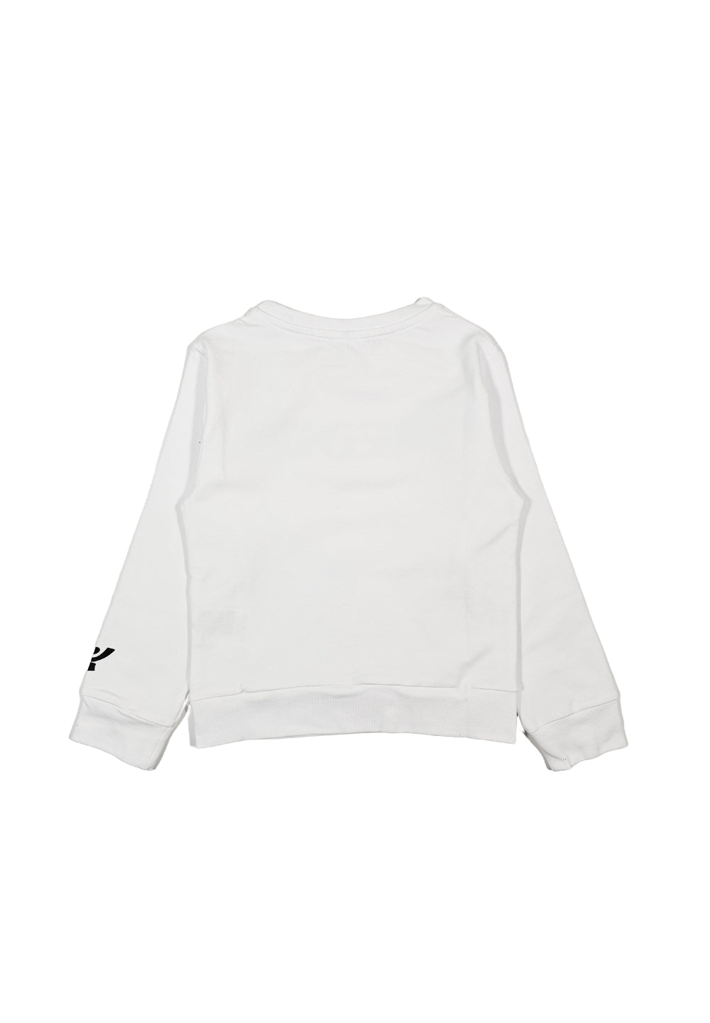 Felpa girocollo bianca per bambino - Primamoda kids