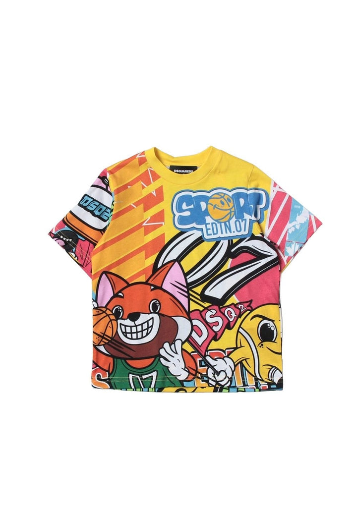 T-shirt gialla per bambino - Primamoda kids