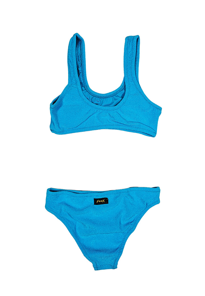 Costume bikini turchese per bambina - Primamoda kids