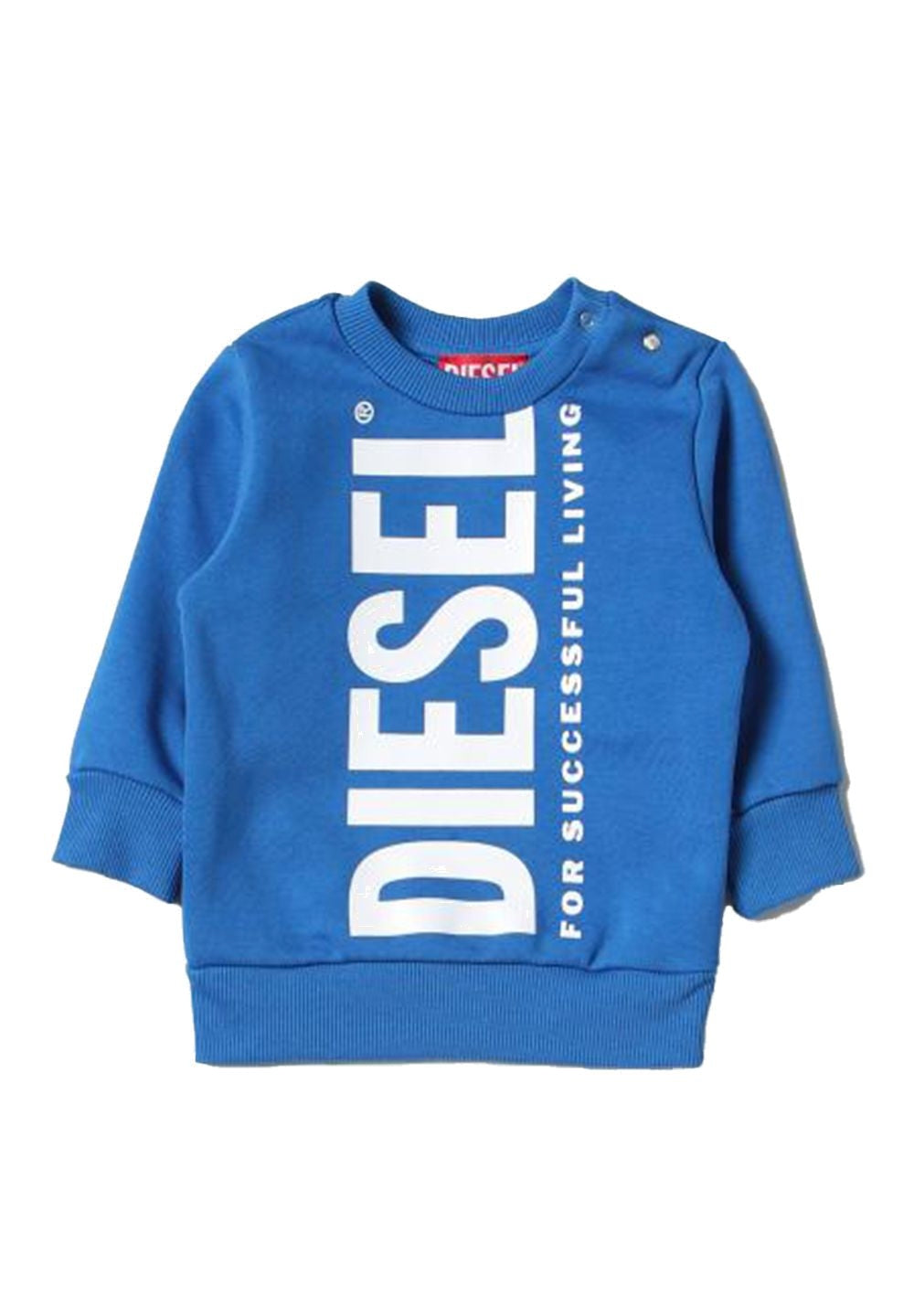 Felpa girocollo blu per bambino - Primamoda kids