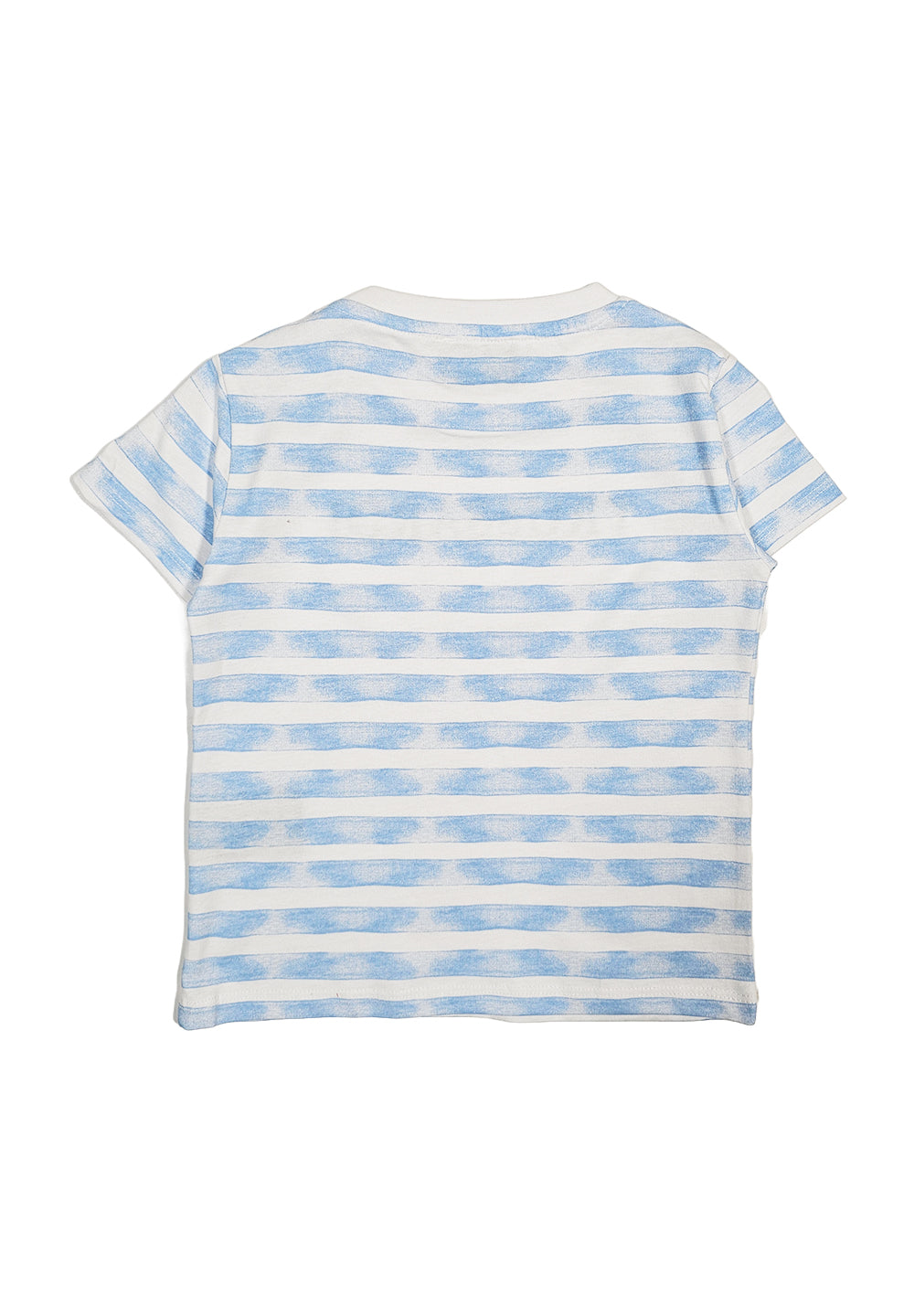 T-shirt bianco-celeste per neonato - Primamoda kids