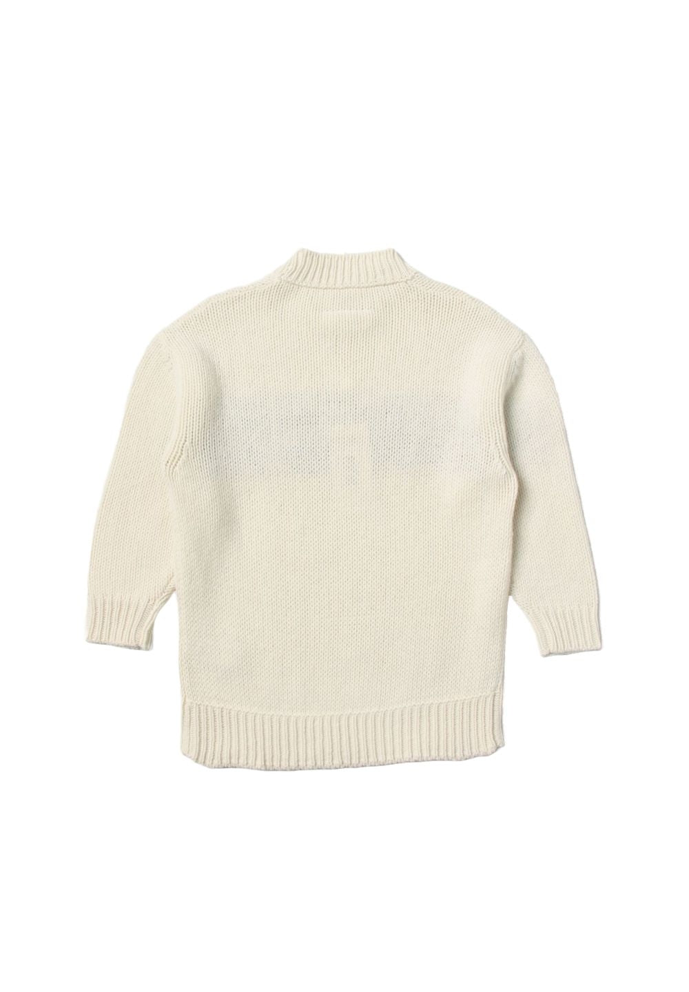 Vestito in maglia bianco per bambina - Primamoda kids
