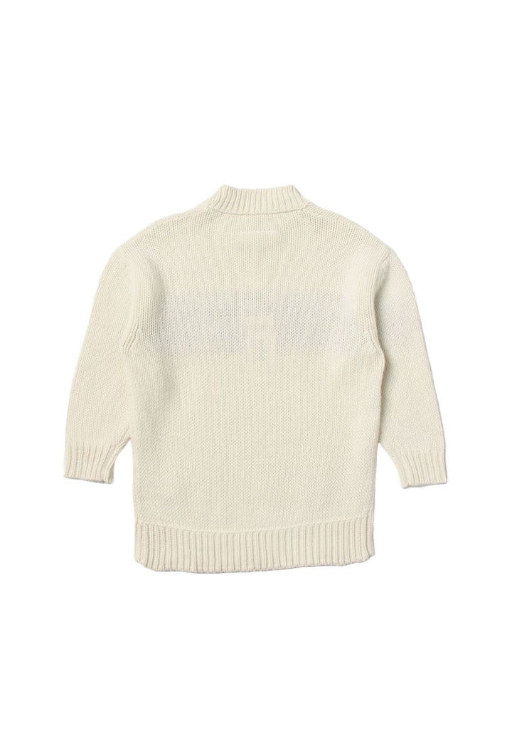 Vestito in maglia bianco per bambina - Primamoda kids