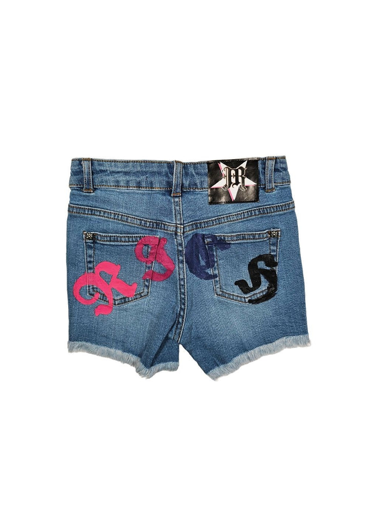 Short blu denim per bambina - Primamoda kids