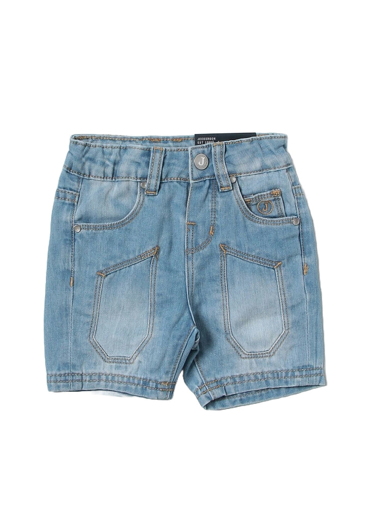 Bermuda blu denim chiaro per neonato - Primamoda kids