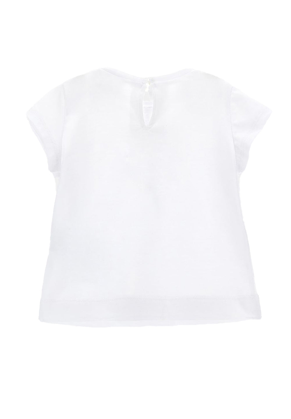 T-shirt bianca per neonata - Primamoda kids