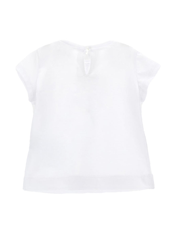 T-shirt bianca per neonata - Primamoda kids