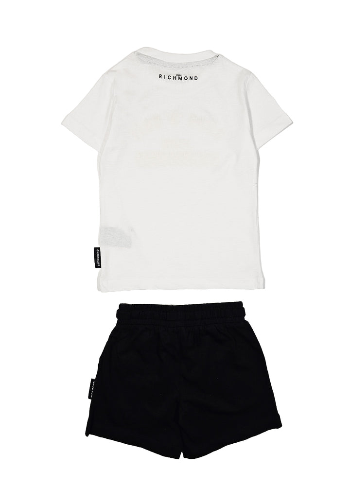 Completo bianco-nero per bambino - Primamoda kids