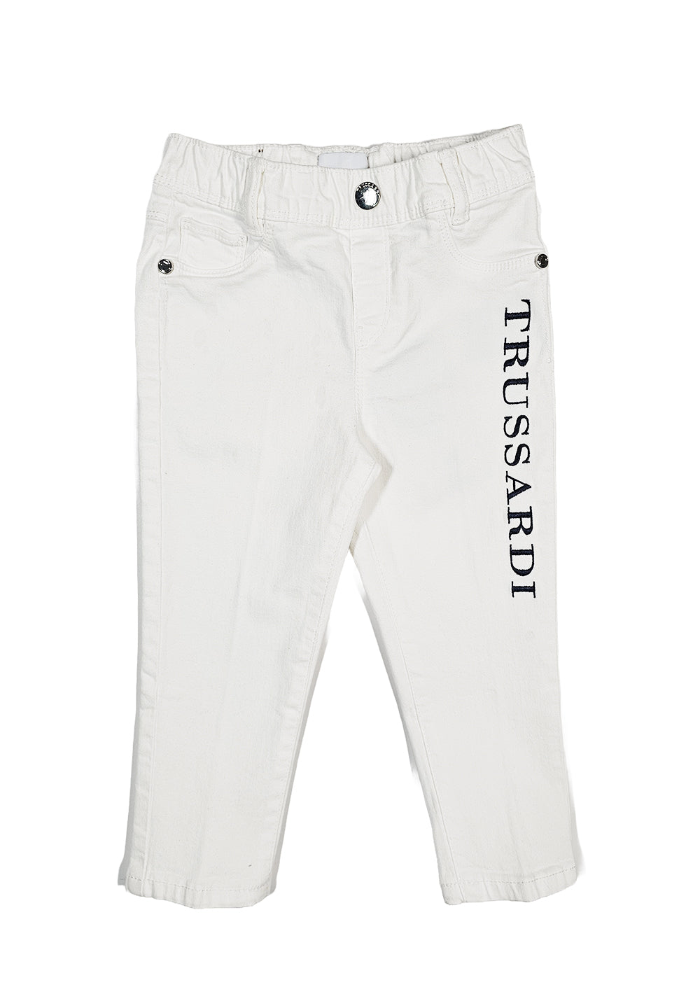 Pantalone bianco per neonato - Primamoda kids