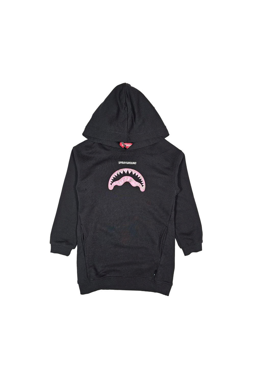 Maxi felpa nera per bambina - Primamoda kids