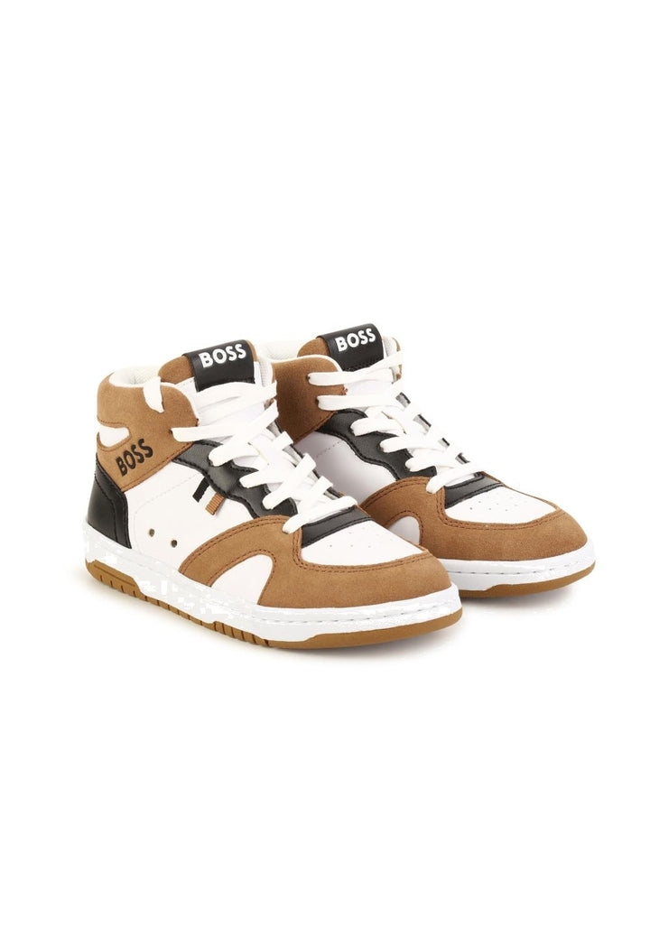 Scarpe bianco-marrone per bambino - Primamoda kids