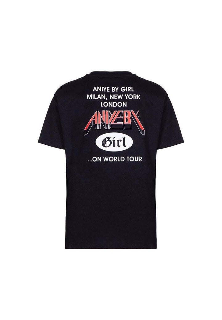 T-shirt nera per bambina - Primamoda kids