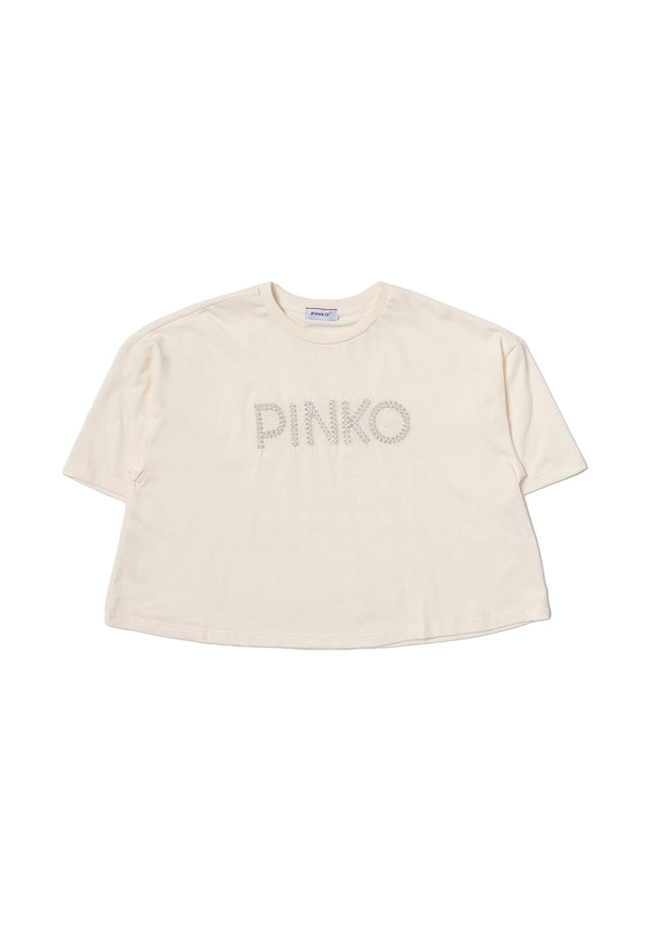 T-shirt panna per bambina - Primamoda kids