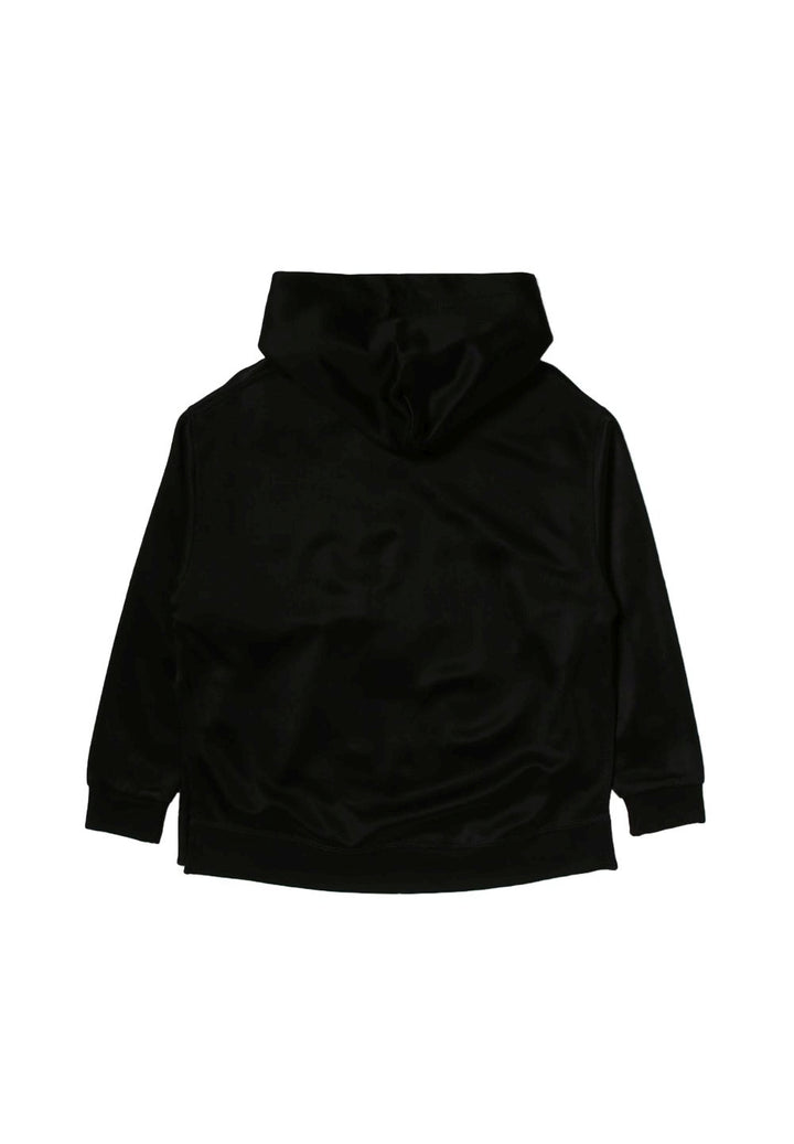 Felpa cappuccio nera per bambina - Primamoda kids