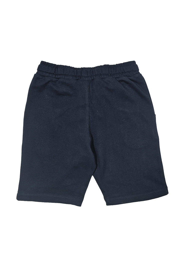 Bermuda felpa blu per bambino - Primamoda kids
