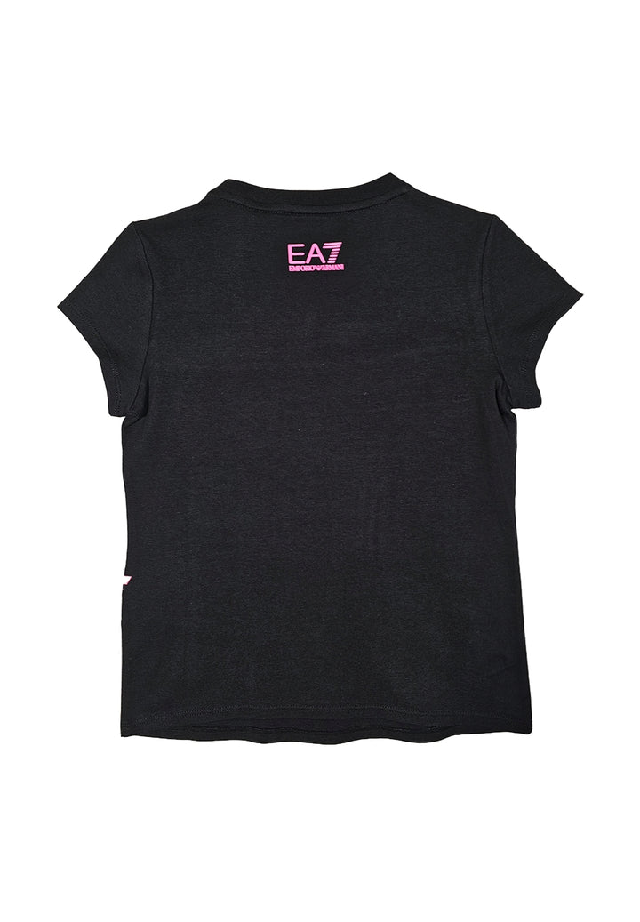 T-shirt nera per bambina - Primamoda kids