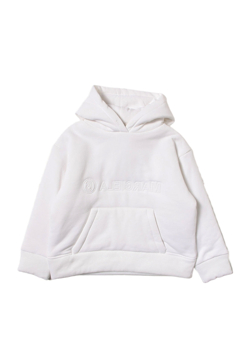 Felpa cappuccio bianca per bambina - Primamoda kids