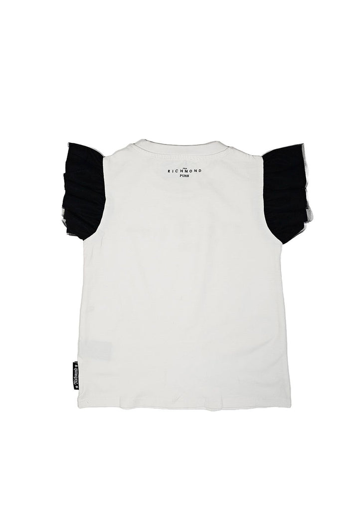 T-shirt bianca per bambina - Primamoda kids