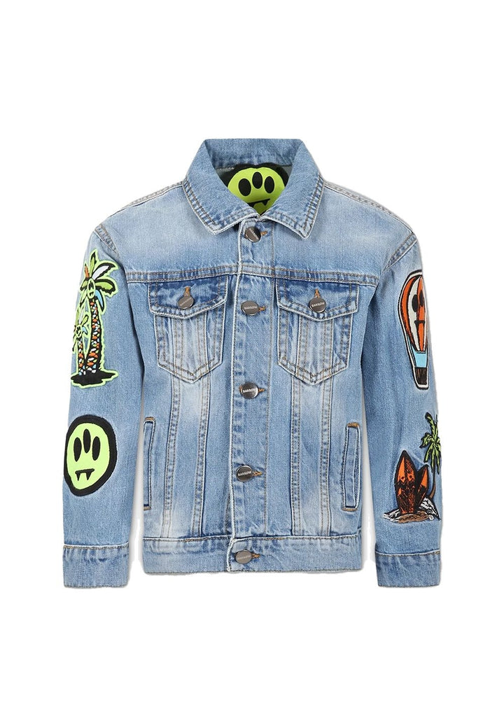 Giubbino blu denim per bambino - Primamoda kids