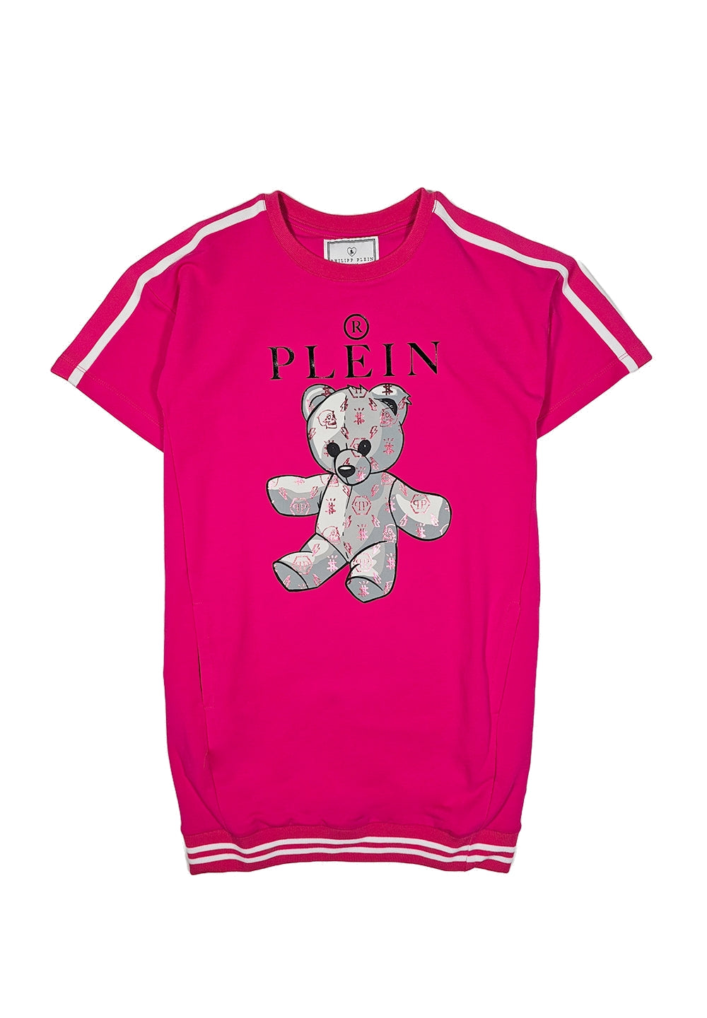 Vestito felpa fuxia per bambina - Primamoda kids