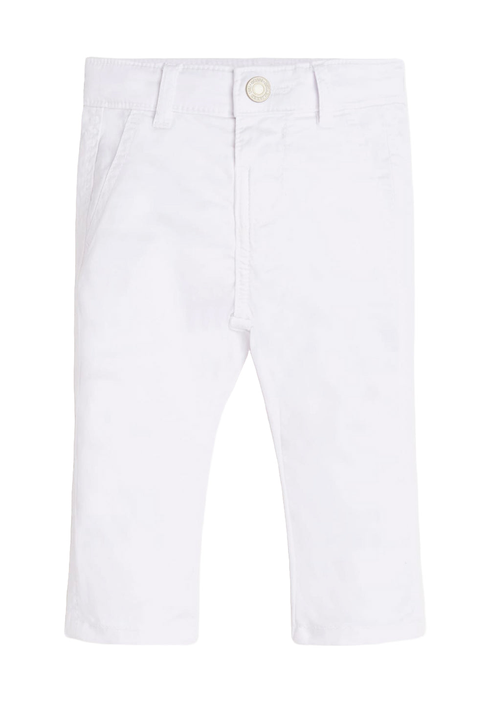 Pantalone bianco per neonato - Primamoda kids