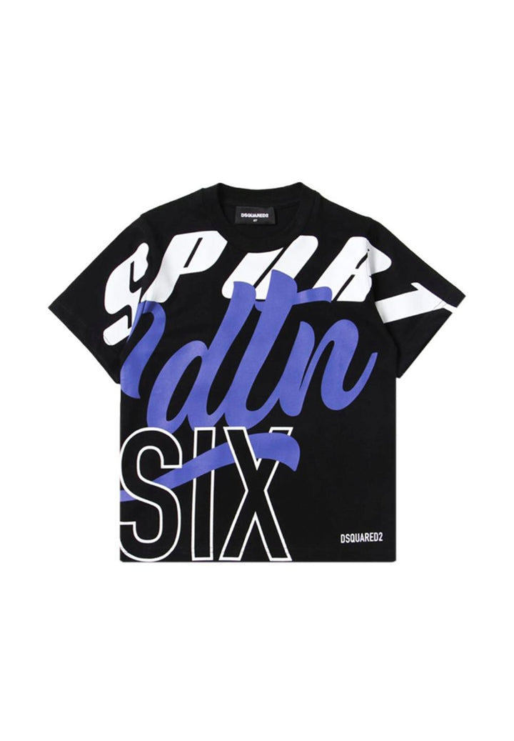 T-shirt nera per bambino - Primamoda kids