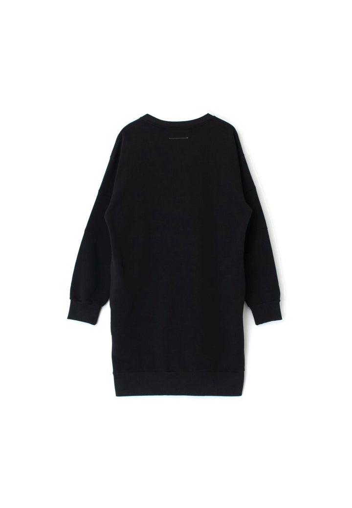 Vestito felpa nero per bambina - Primamoda kids