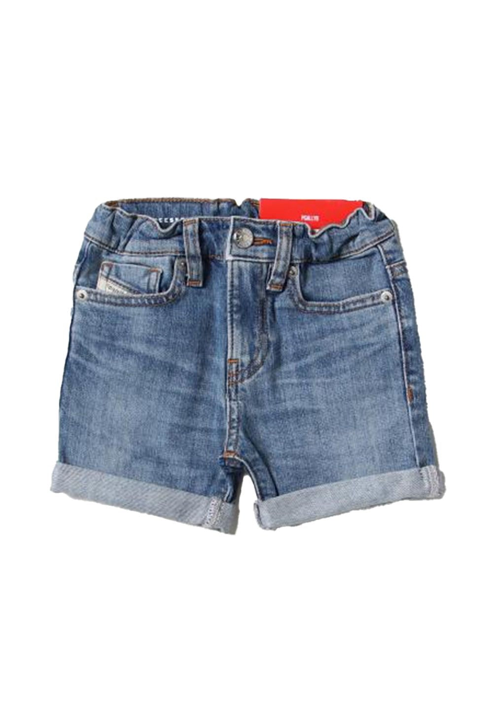 Short blu denim per neonata - Primamoda kids